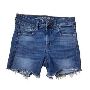 American Eagle Outfitters Hi-Rise Shortie Shorts Women's Size 4